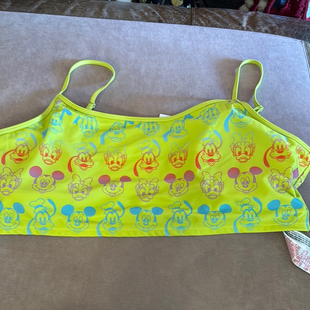 Disney Yellow and Blue Bikini with Playful Print - Picture 3 of 5